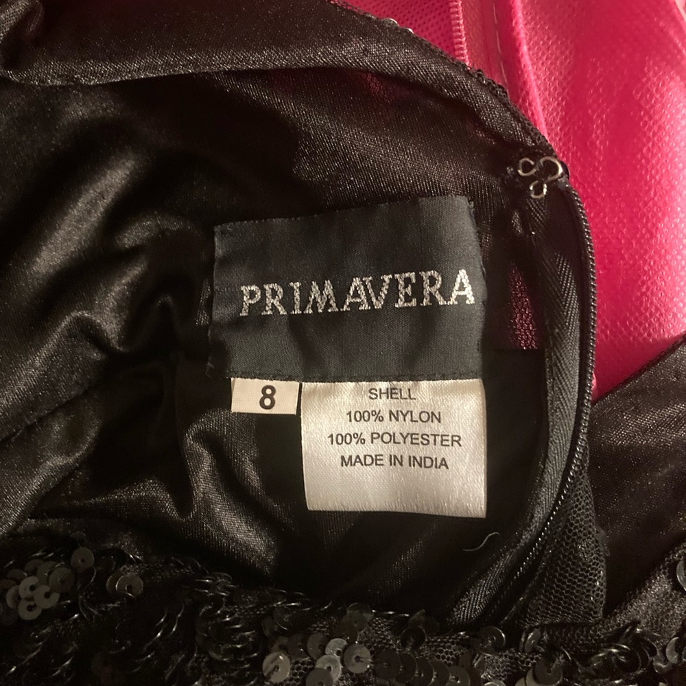 Black Maxi Strapless Gown for Prom - Picture 5 of 5